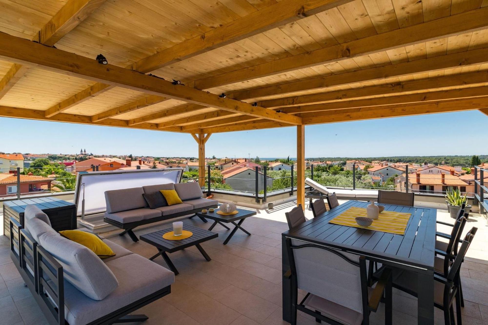 Penthouse Apartment Sax Medulin Exterior foto