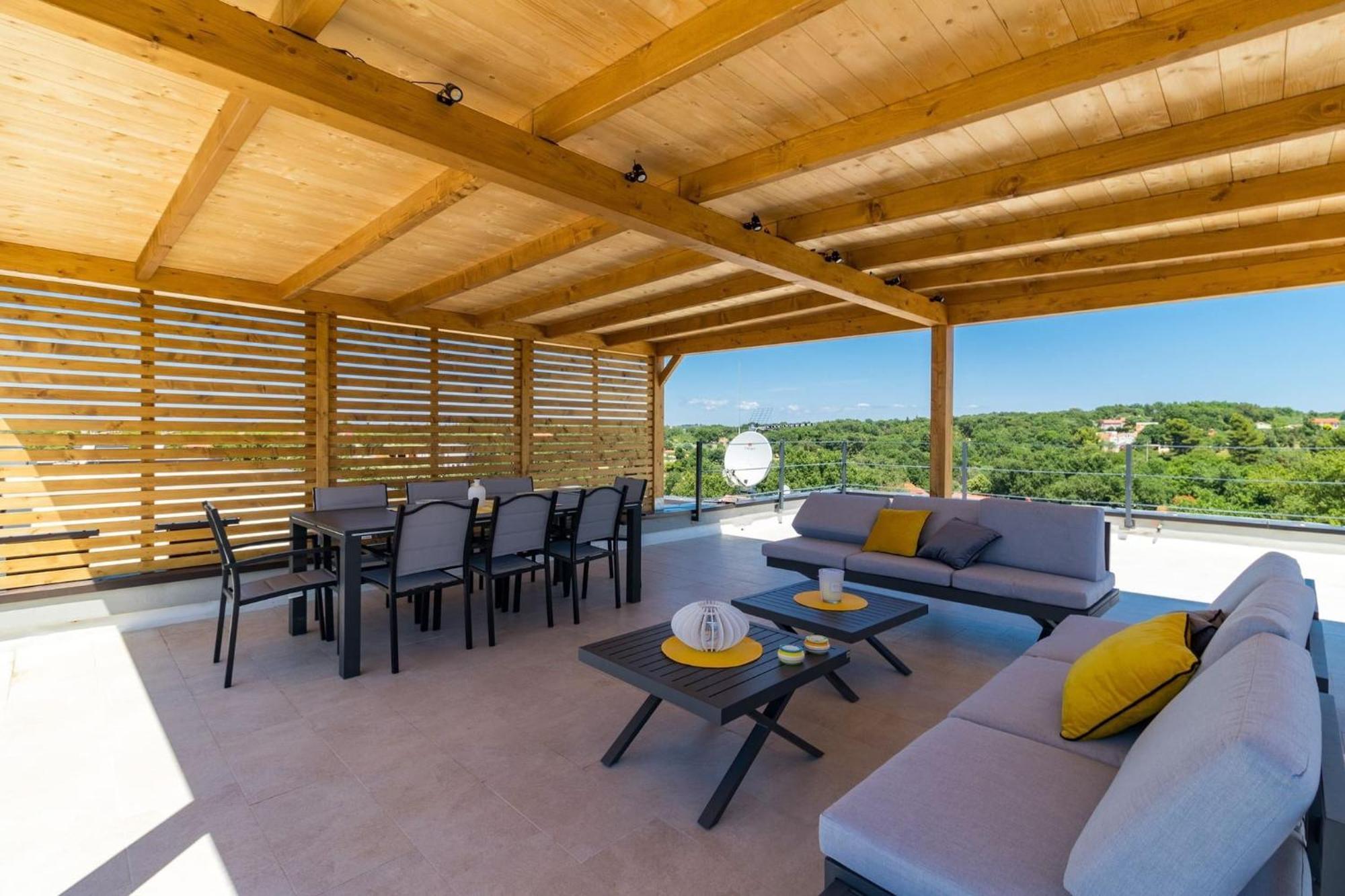 Penthouse Apartment Sax Medulin Exterior foto